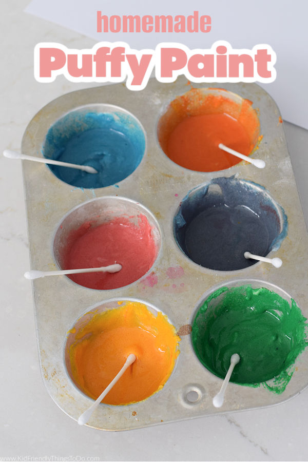 How to Make Puffy Paint for Kids