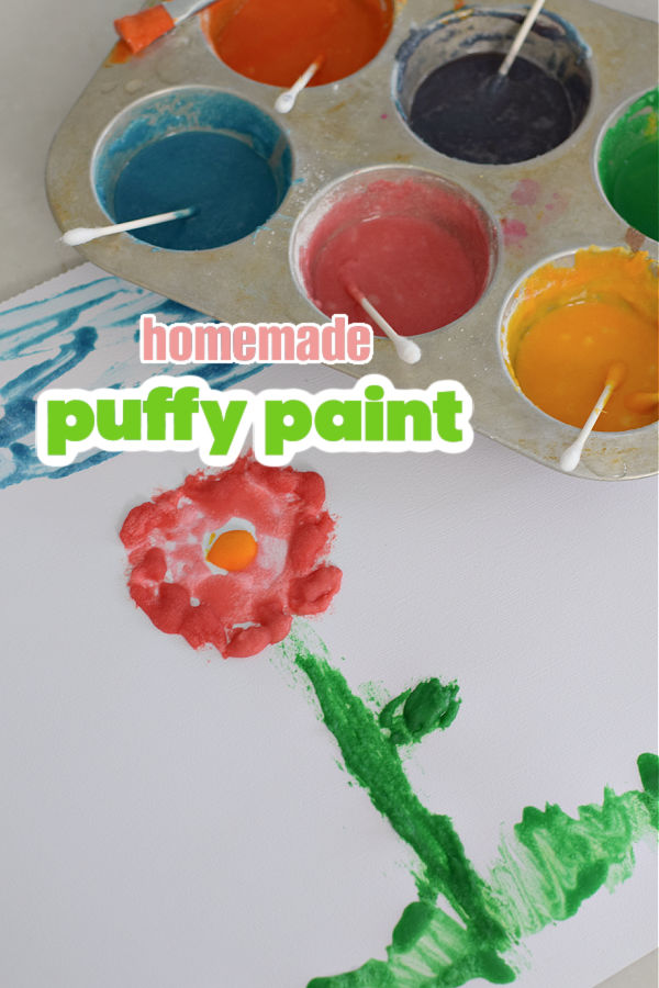 Homemade Puff Paint