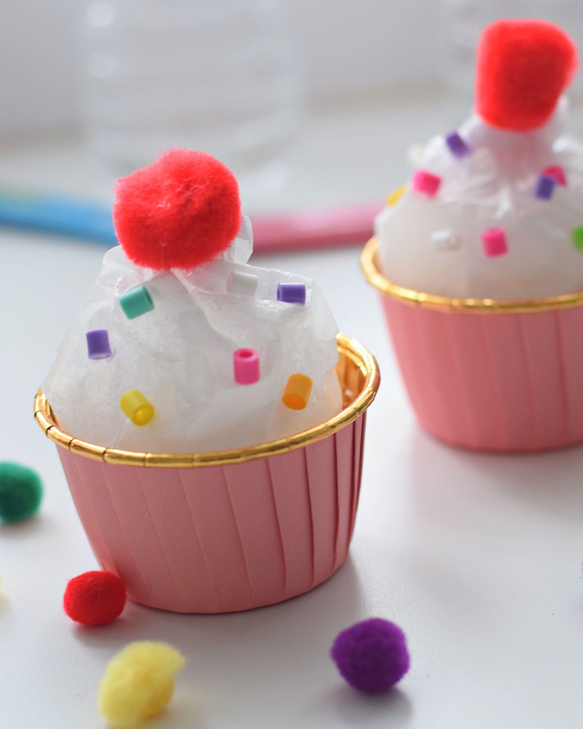 paper cupcake craft 