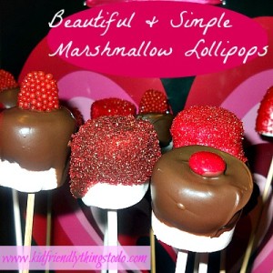 Beautiful and Simple Chocolate, and Candy Coated Marshmallow Lollipops