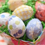 paper mache eggs