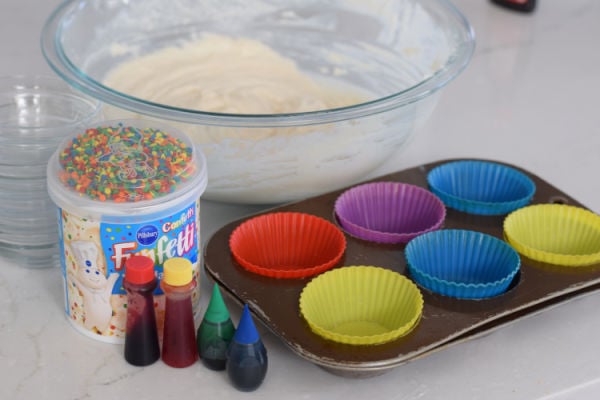 rainbow cupcake ingredients