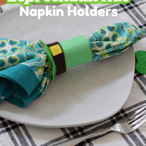 leprechaun hat toilet paper napkin ring craft