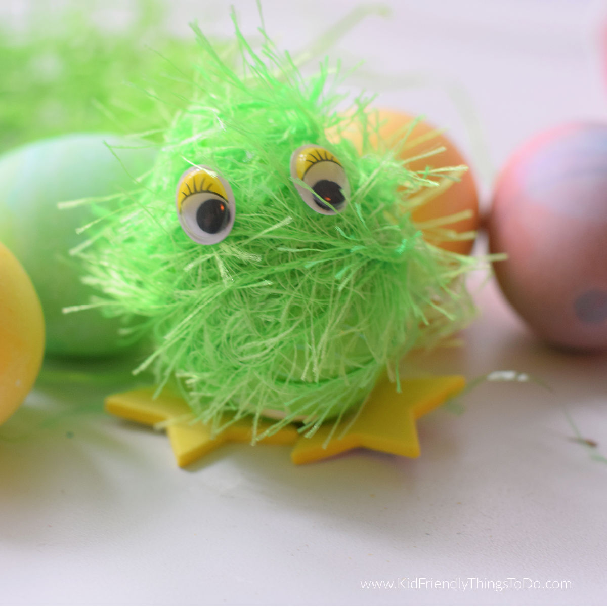 cute monster Easter egg