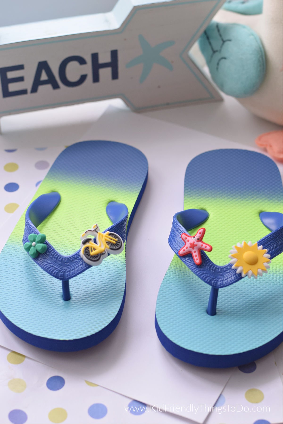 embellished flip-flops 