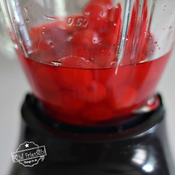 Maraschino Cherries in blender 