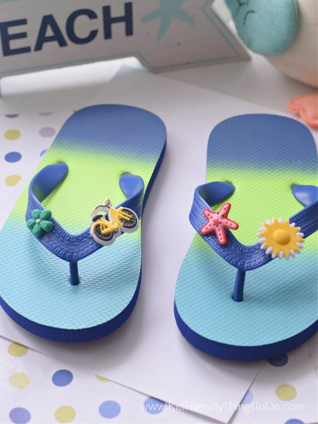 embellished flip-flops