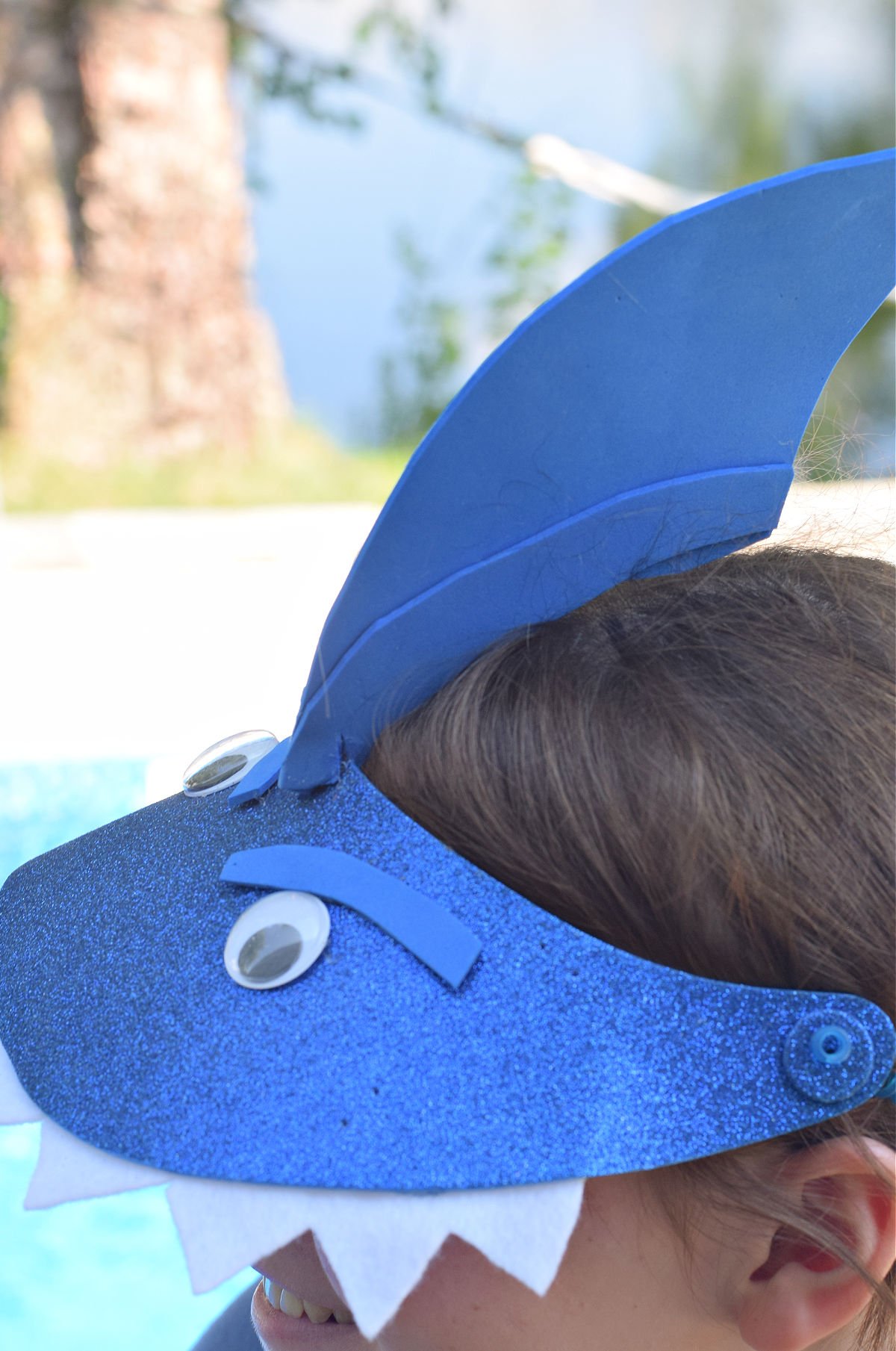 shark hat craft 