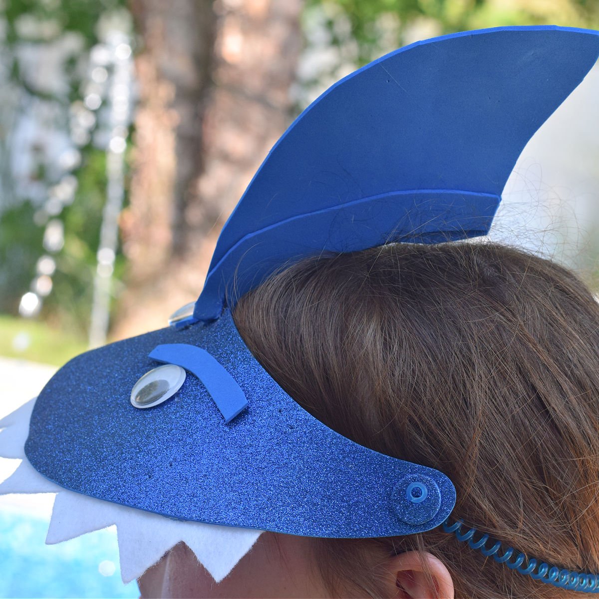 shark hat craft 
