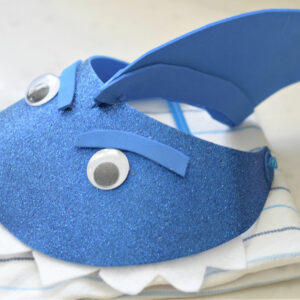 shark hat craft