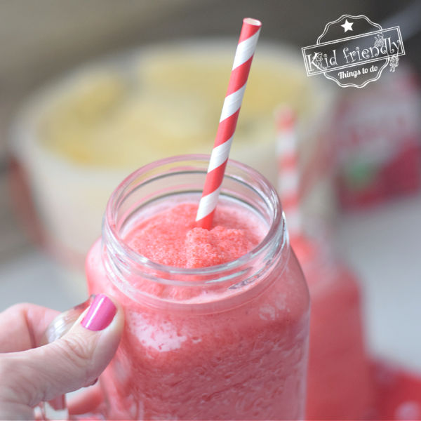 Ice Cream Slush Drink for kids