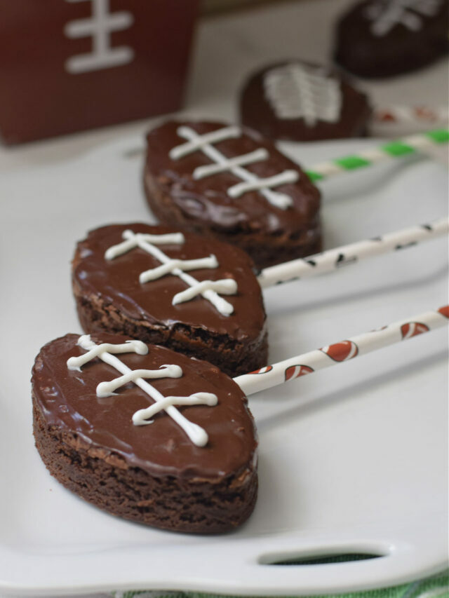 Football Brownie Pops – Story