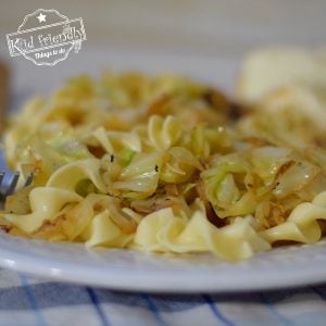 Pan Fried Cabbage & Noodles Recipe | Kid Friendly Thing To Do