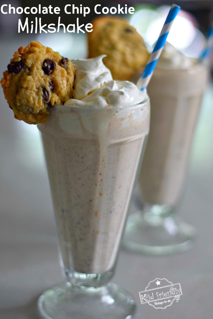 Vanilla Chocolate Chip Cookie Milkshake Recipe 