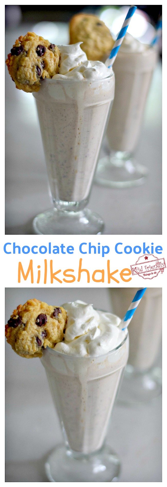 Vanilla Chocolate Chip Cookie Milkshake Recipe