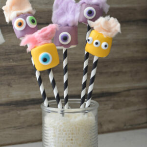 monster marshmallow pops