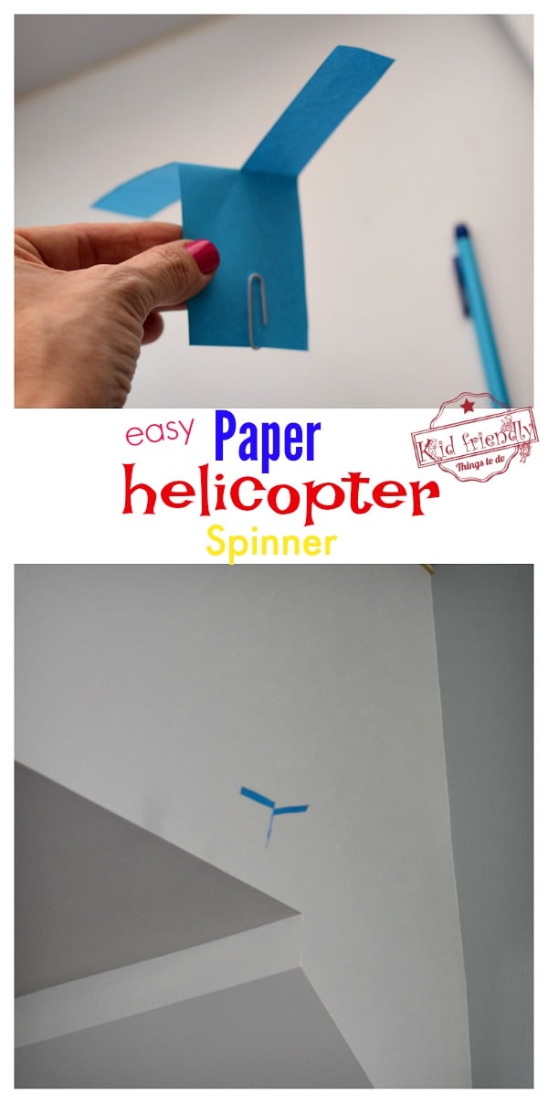 how to make a paper helicopter step by step