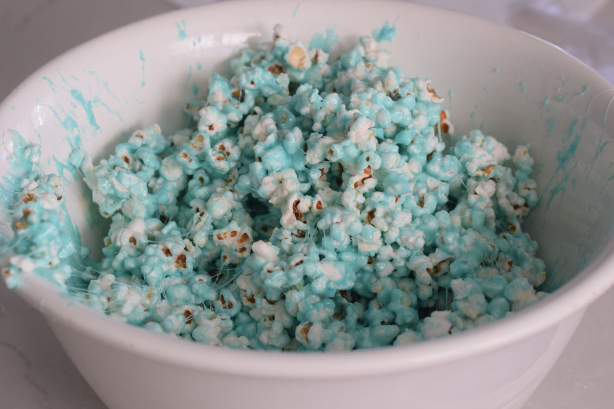 Jell-0 Popcorn ball mixture 