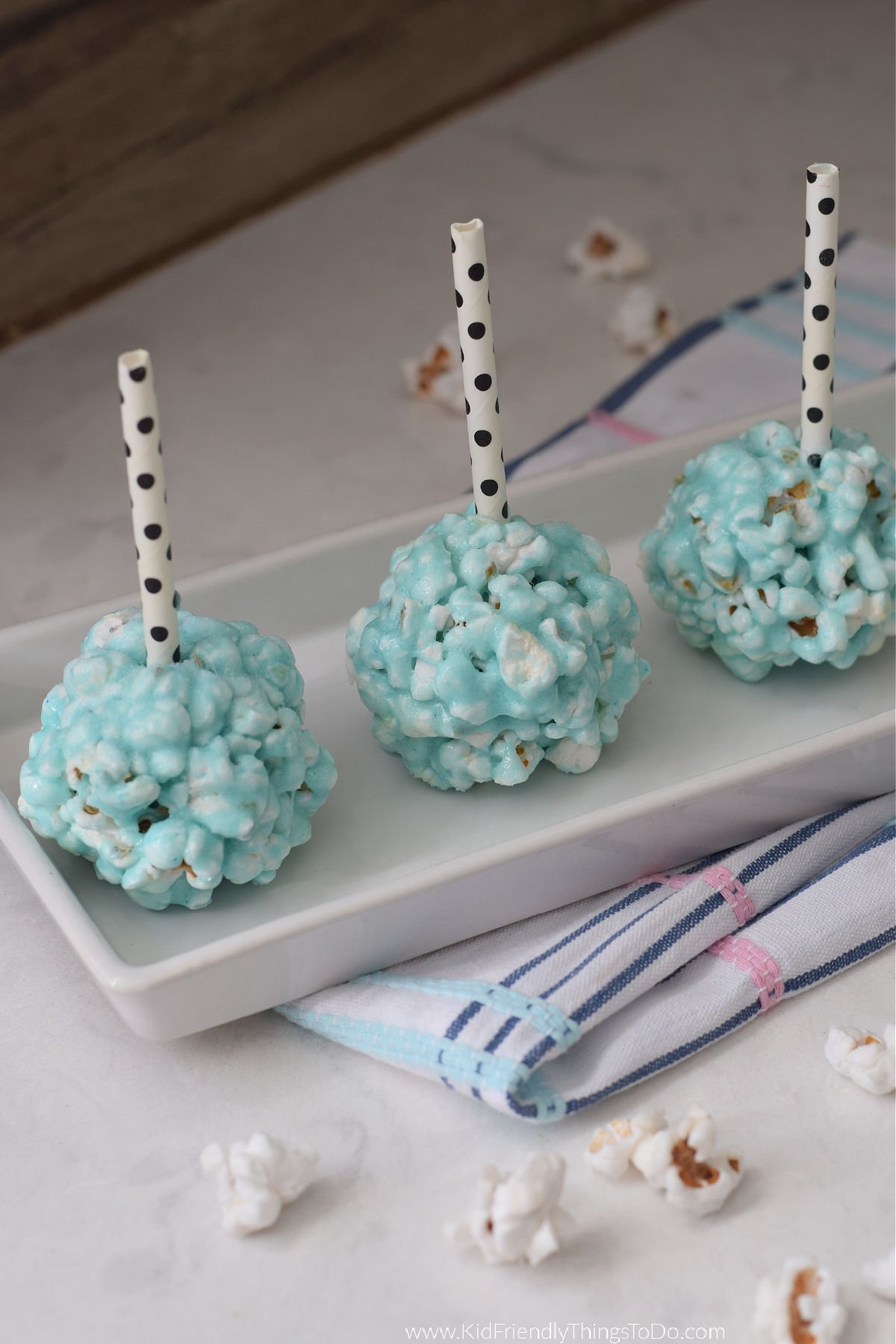Jell-O mini popcorn balls 