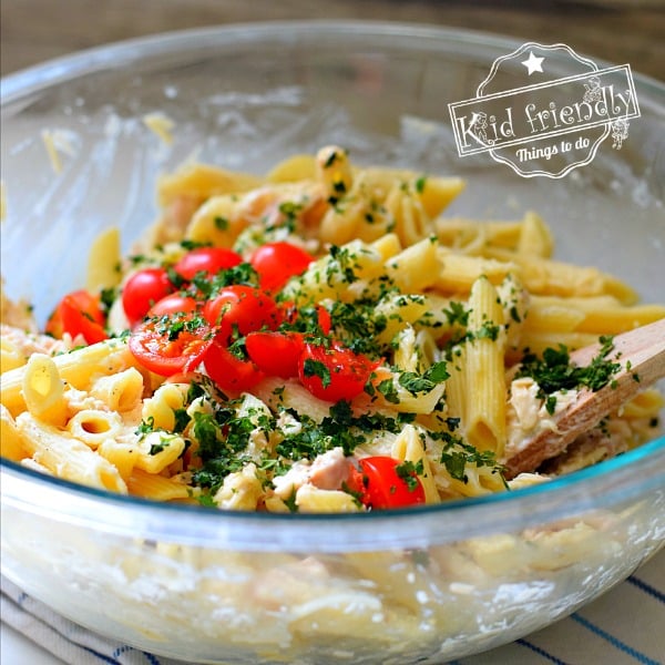 Easy Cold Tuna Pasta Salad | Kid Friendly Things To Do