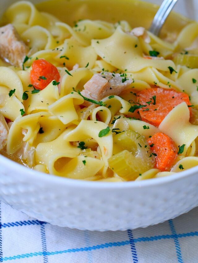 Homemade Chicken Noodle Soup Recipe – Story