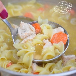 Homemade Chicken Noodle Soup Recipe | Kid Friendly Things To Do