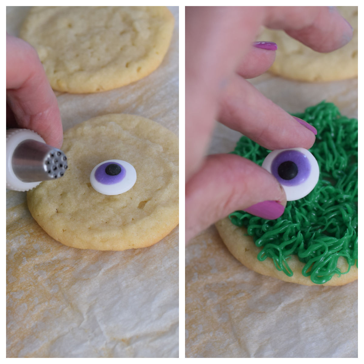 monster Halloween cookie