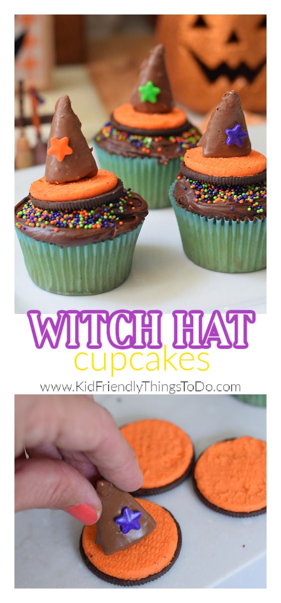 witch hat cupcakes 