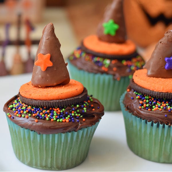 A Witch Hat Cupcake