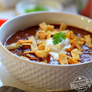 Easy Black Bean Soup Recipe | Kid Friendly Things To Do