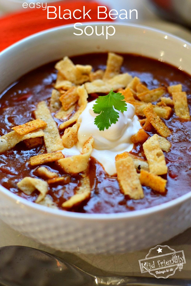 easy black bean soup recipes