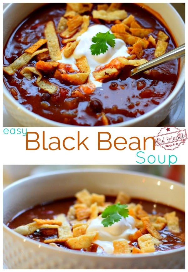 black bean soup recipe 