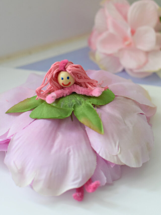 homemade fairy doll