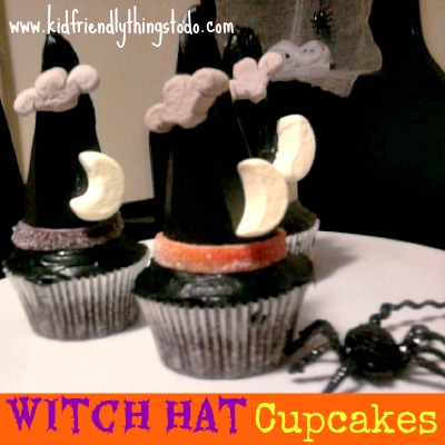 Make Witch Hat Cupcakes From Ice Cream Cones!