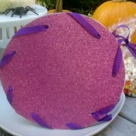 A witch hat treat holder craft, A fun thing to do with kids, A Halloween party idea, A Halloween craft, 