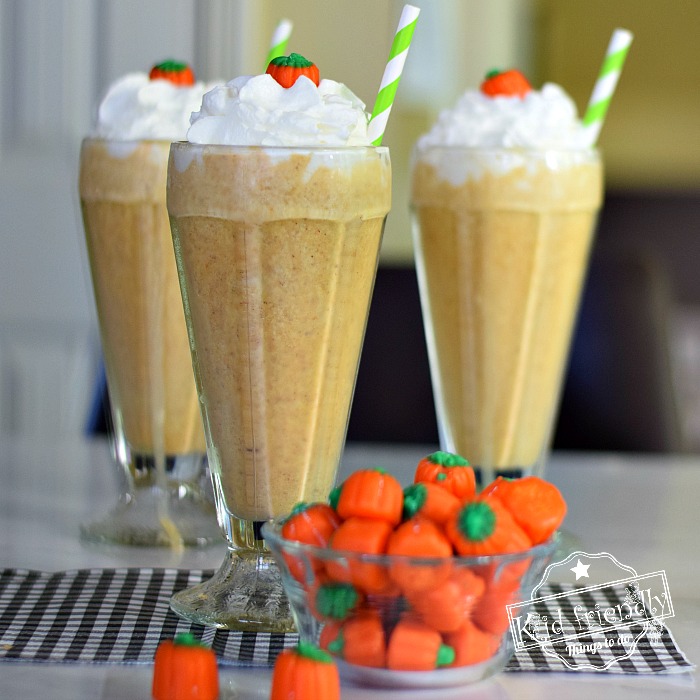 pumpkin spice milkshake