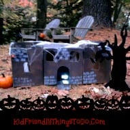 A Haunted Castle Bean Bag Toss {Halloween Game} | Kid Friendly Things To Do