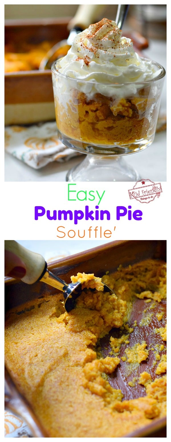 Pumpkin Pie Souffle' Recipe {Gluten Free} | Kid Friendly Things To Do