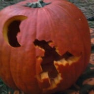 cookie-cutter pumpkin carving 