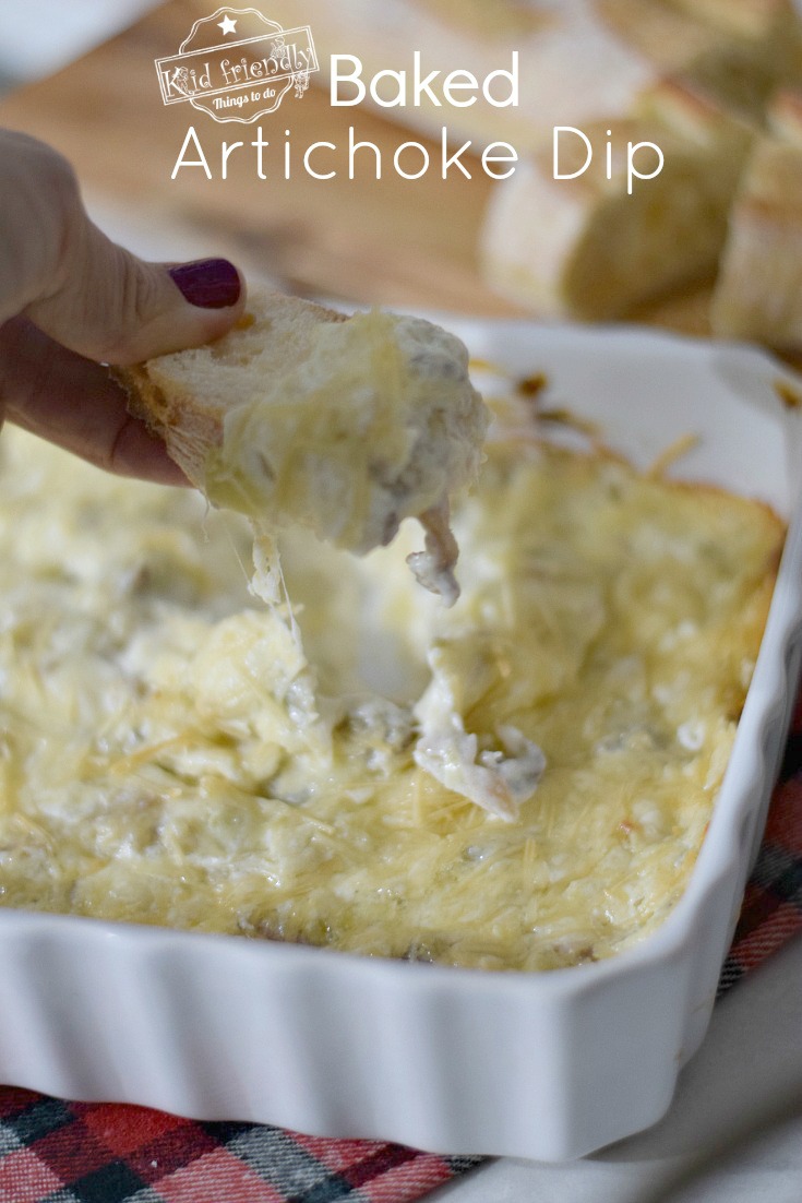 Baked Artichoke Dip with Cream Cheese Recipe