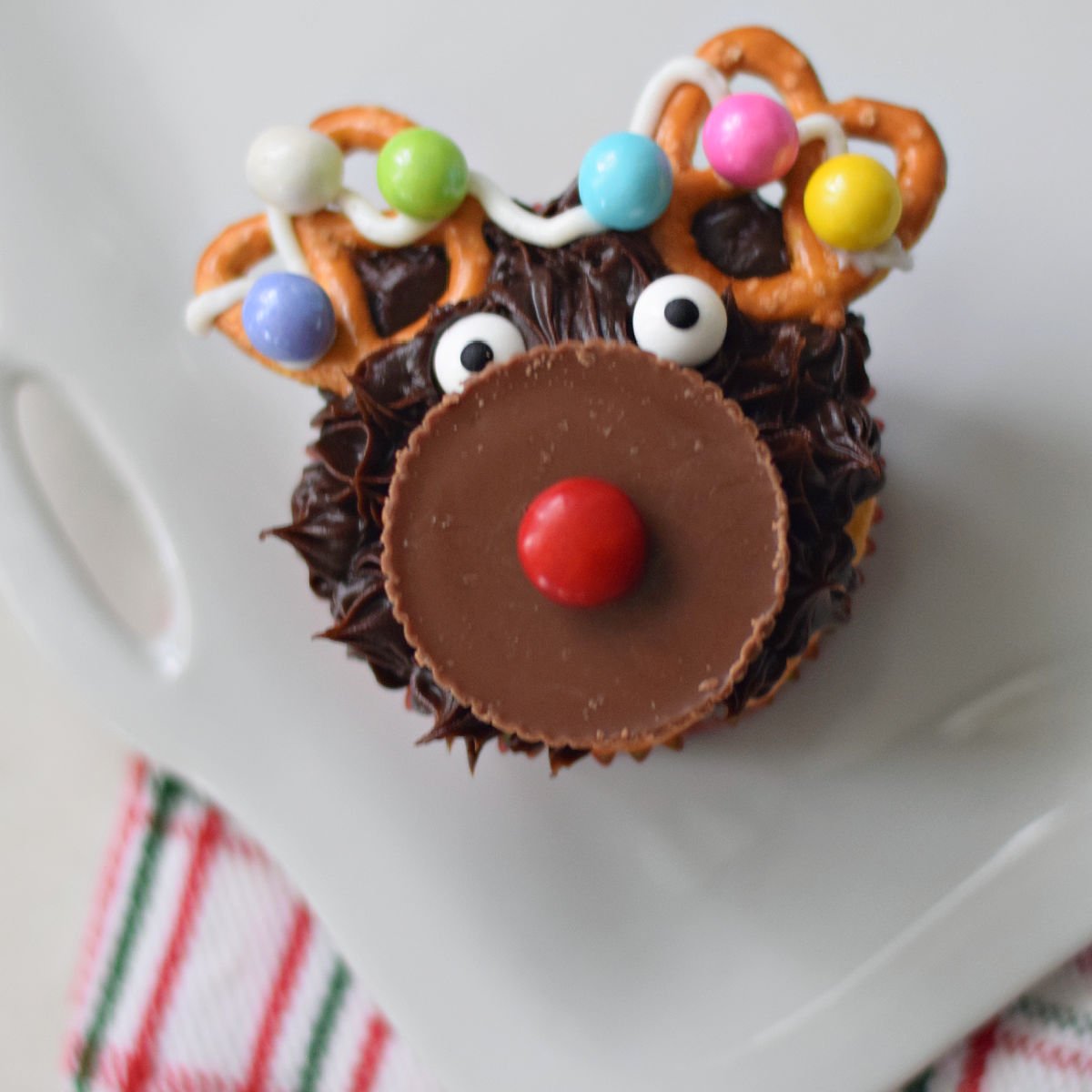 Rudolph cupcakes for Christmas