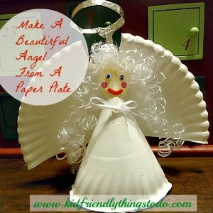 A beautiful angel craft for kids