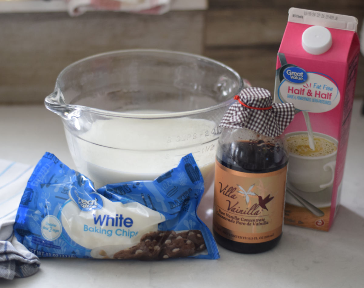 white hot chocolate ingredients 
