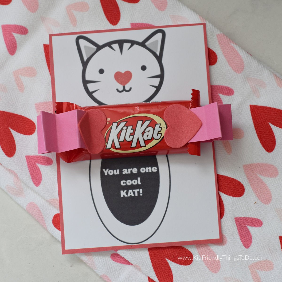 Kit Kat Valentine Card DIY