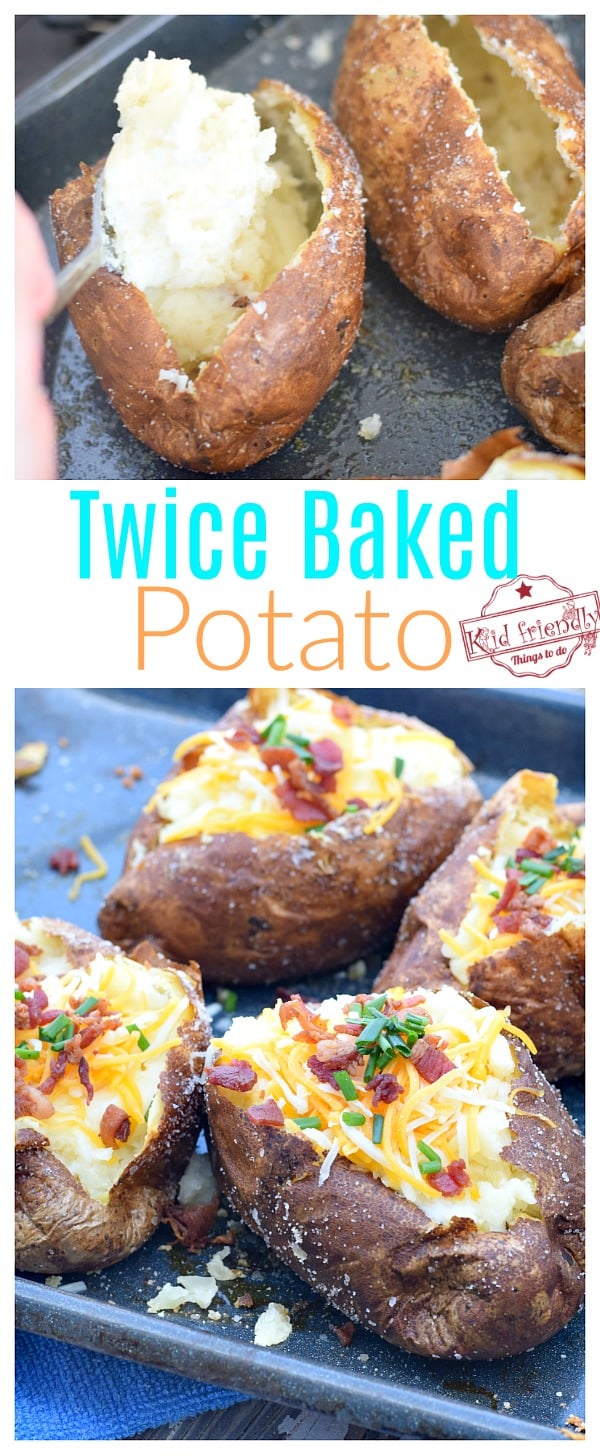 Make ahead twice baked potato