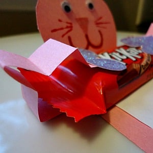 A Clever Valentine Card Using Kit-Kats