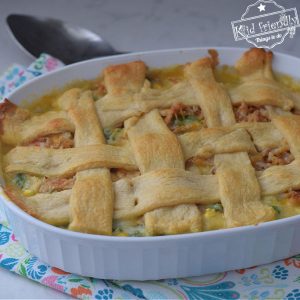 chicken pot pie with crescent roll top