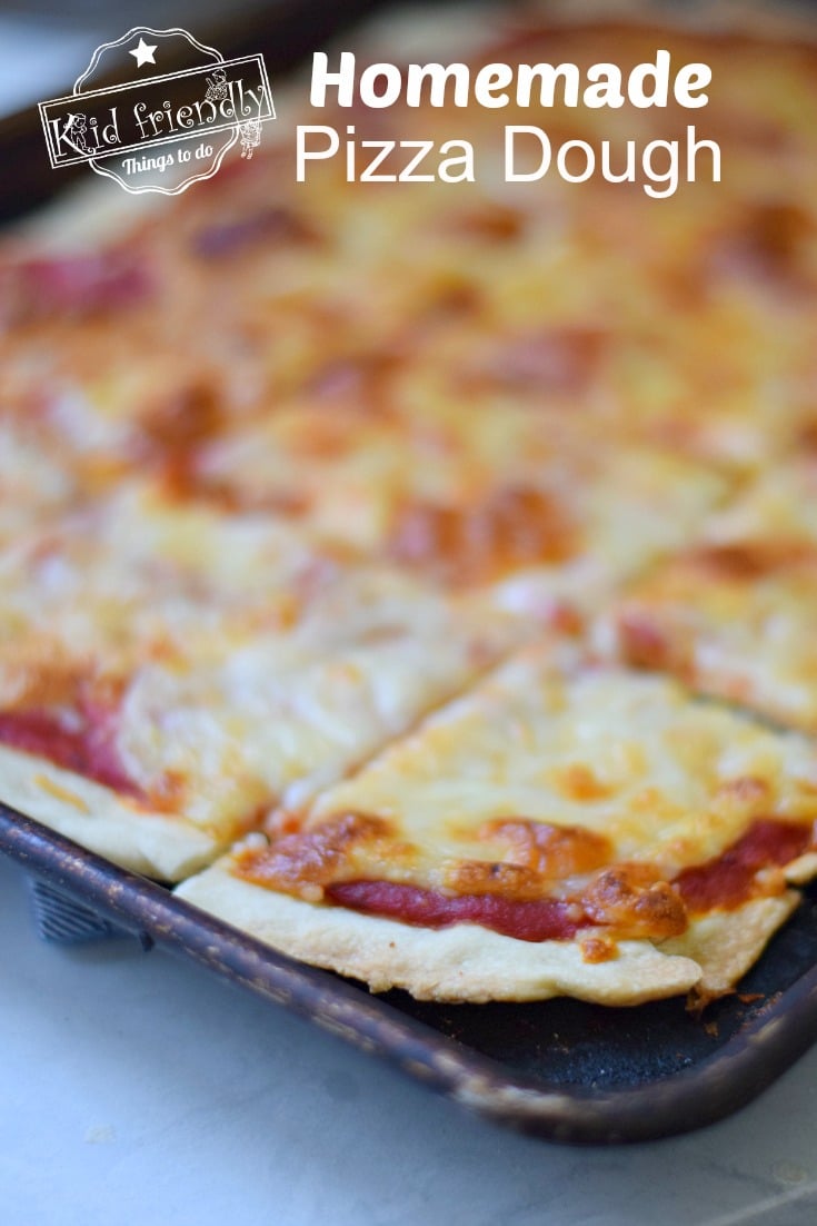 A Simple Homemade Pizza Dough Recipe | Kid Friendly Things ...
