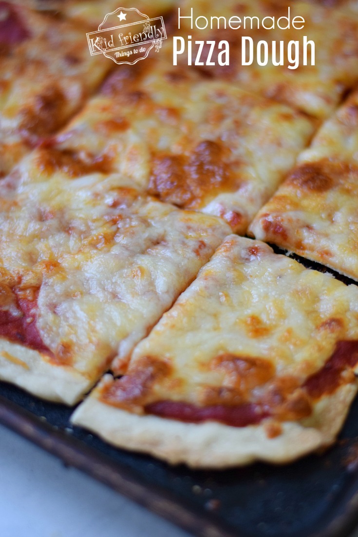 homemade thin pizza crust