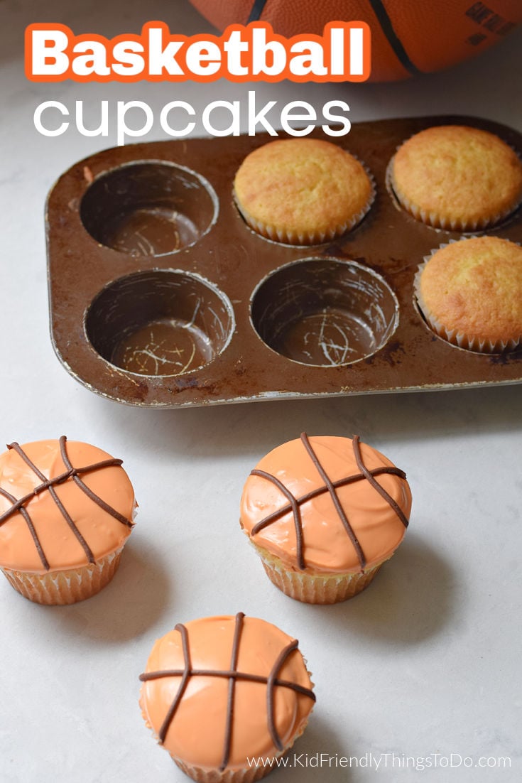 basketball cupcakes 
